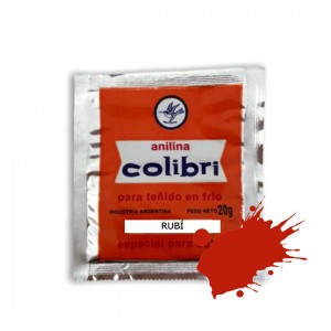 COLIBRI ANILINA RUBI x 20gr